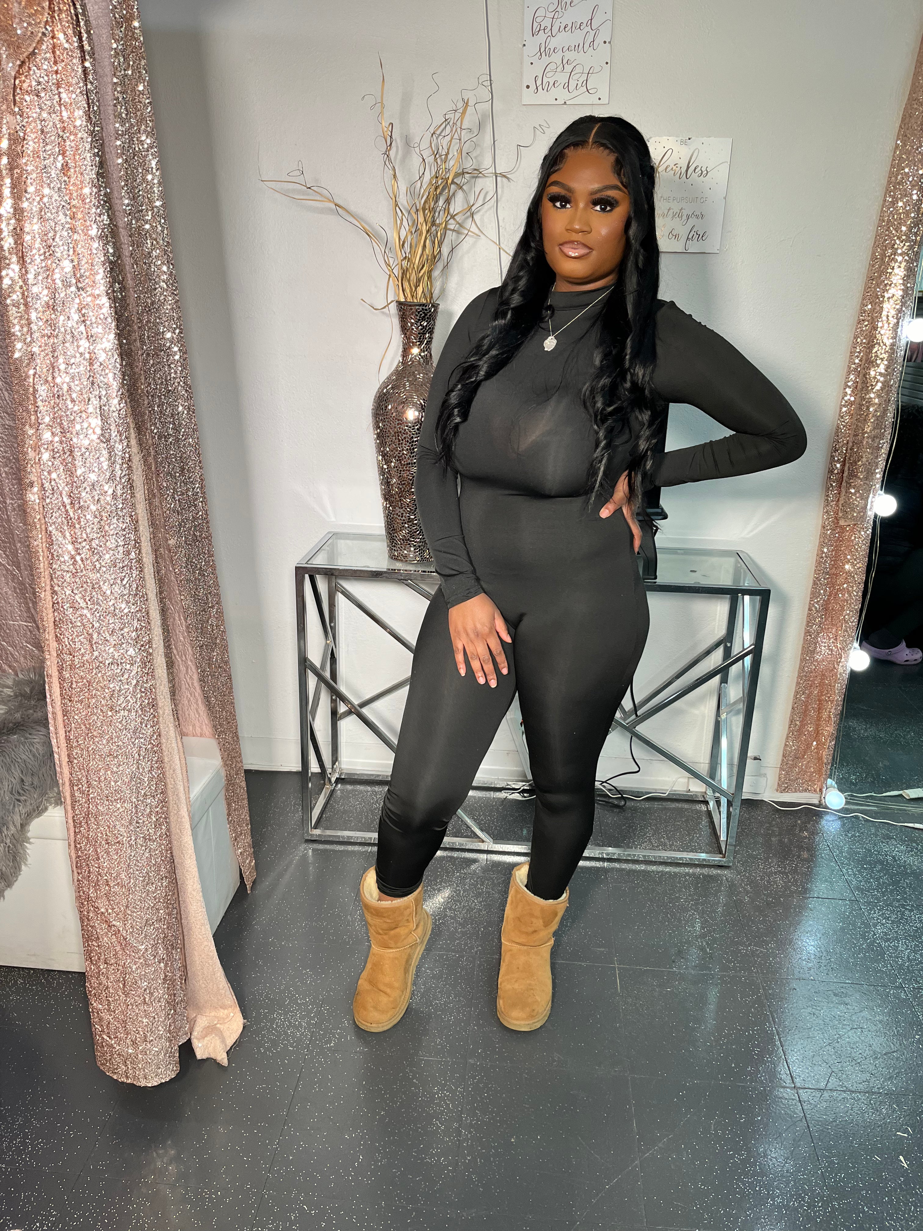 It Girl Jumpsuit (Black)