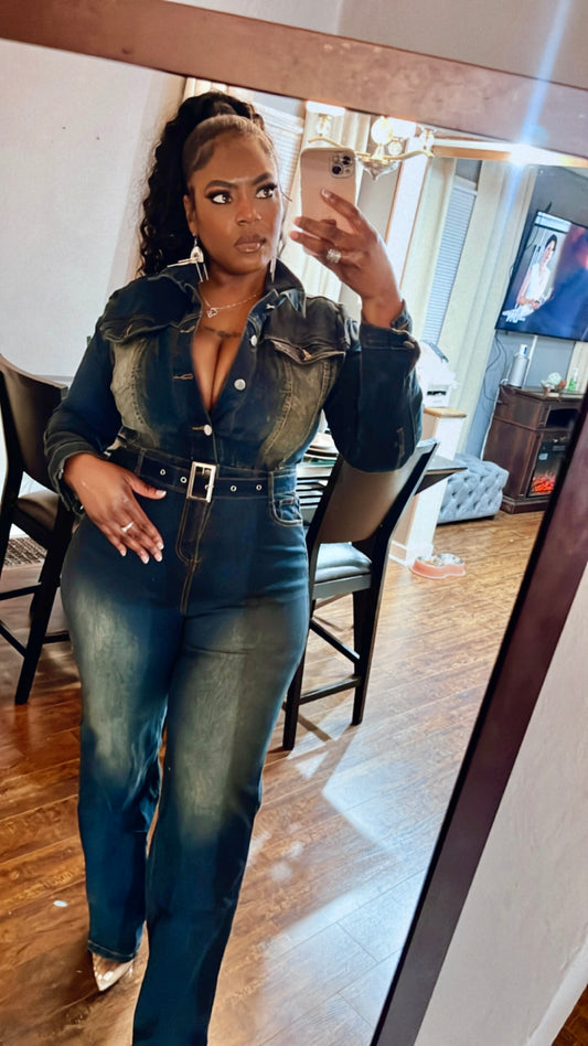 DEMI DENIM SEXY JUMPSUIT