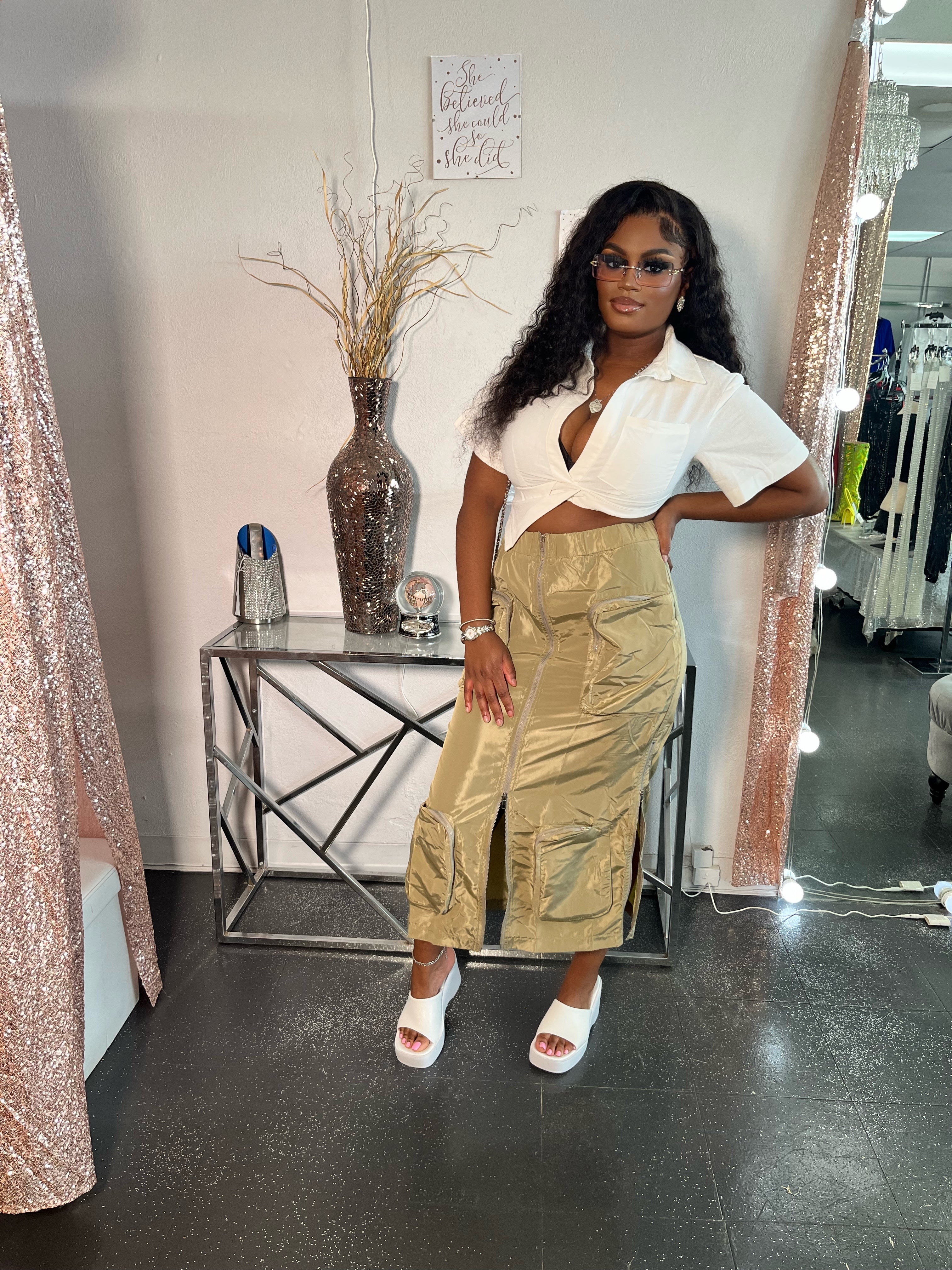 City Girl Cargo Skirt