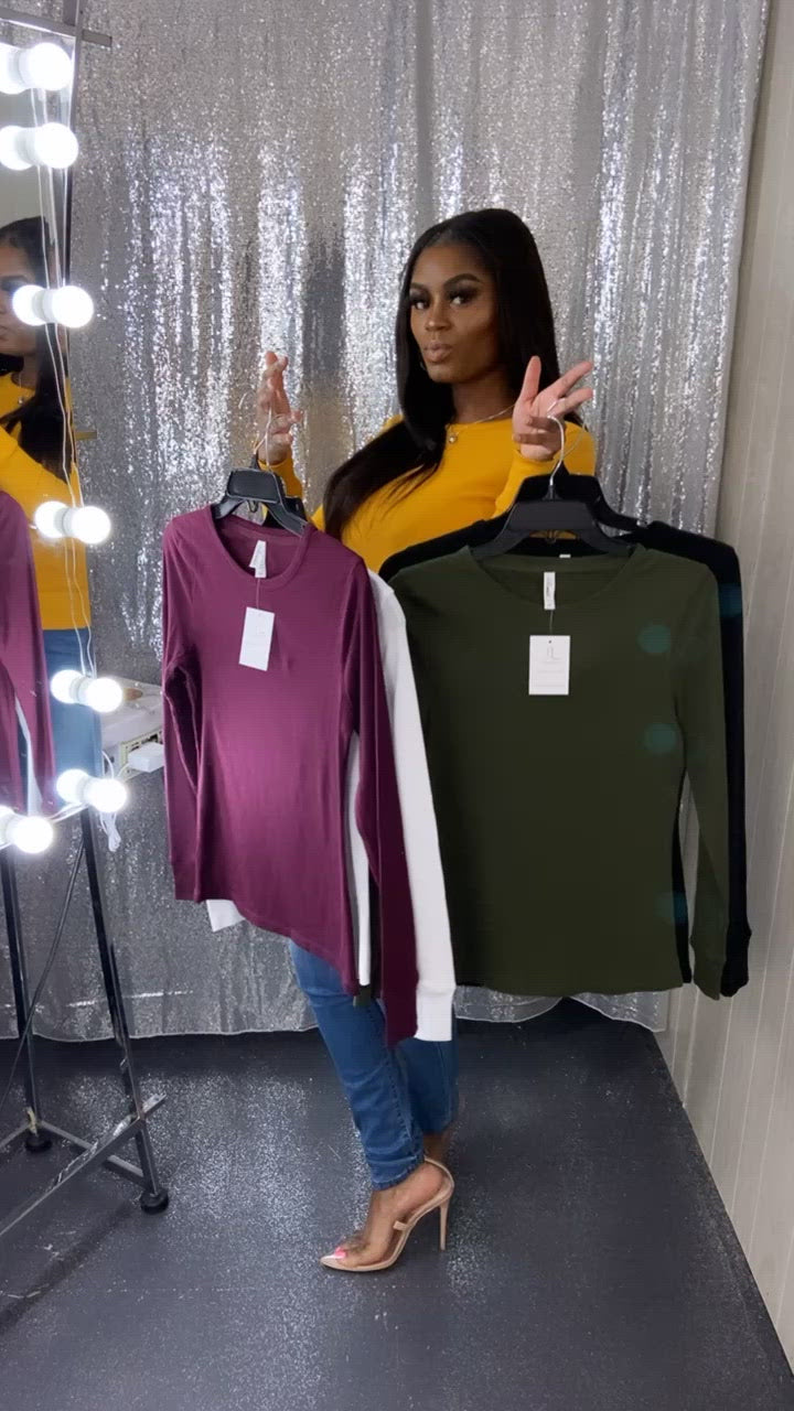 Basic Long Sleeve Thermal Shirt