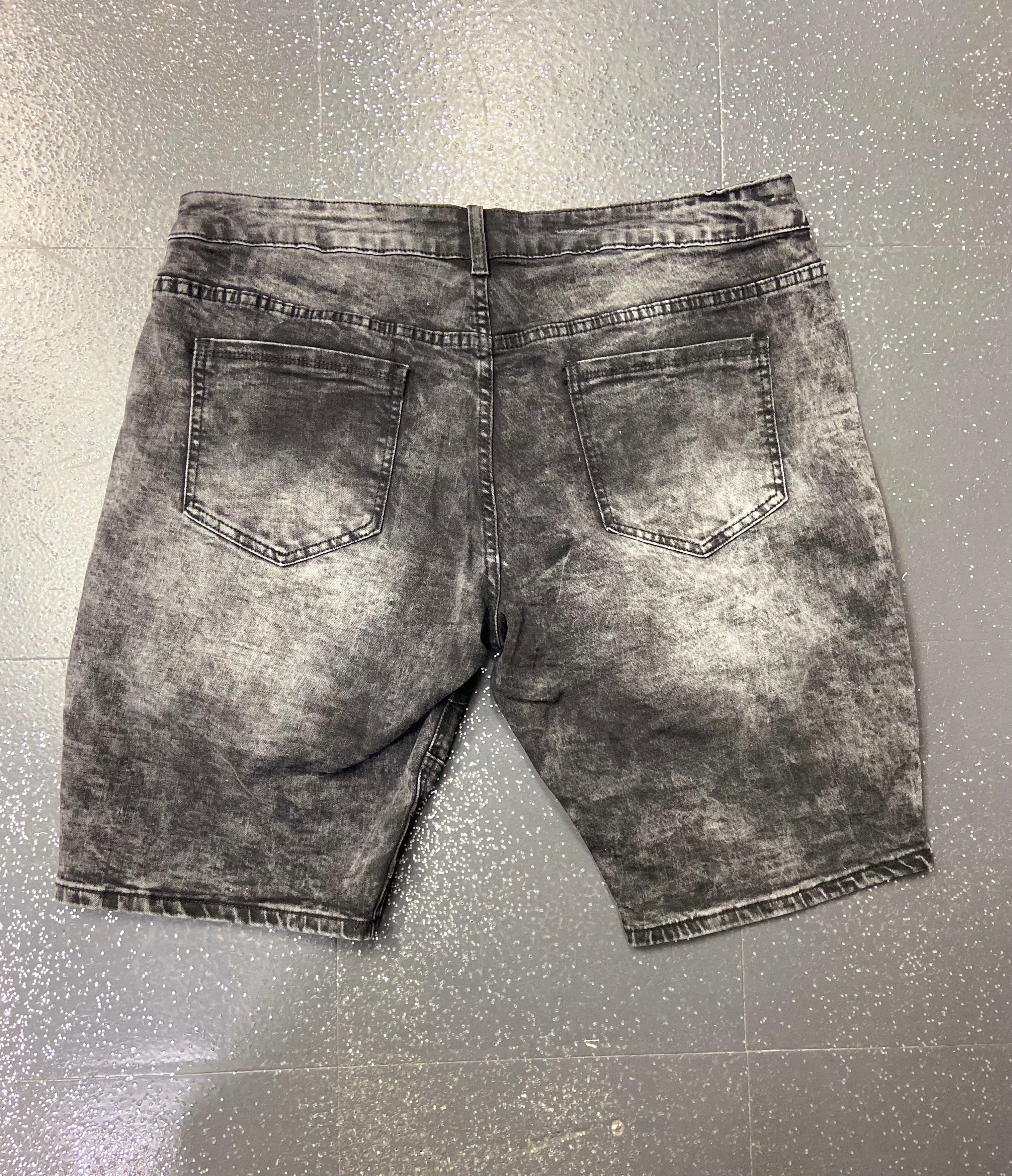 Black Denim Shorts (MEN)