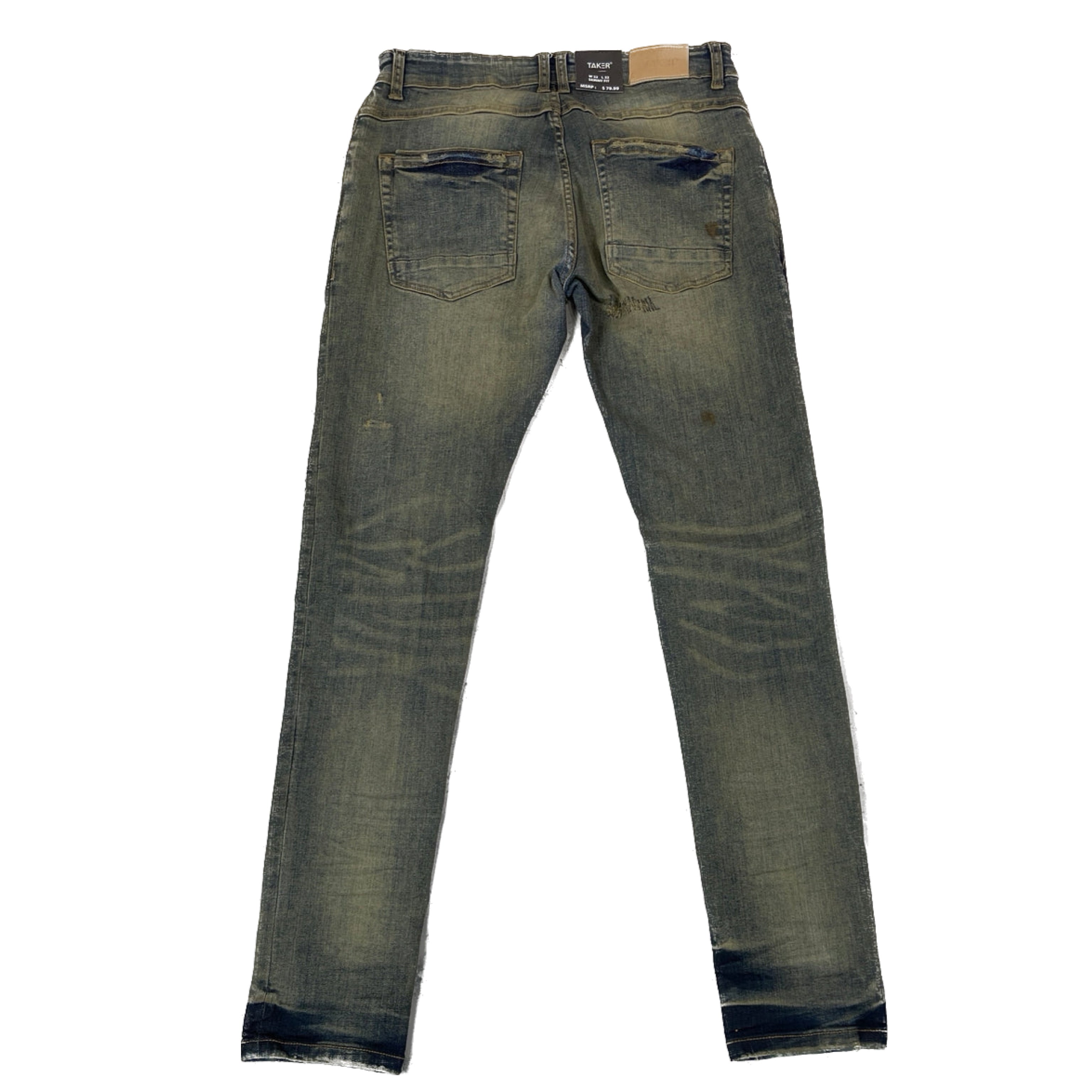 Rust Stain Paint Splatter Jeans (Men)
