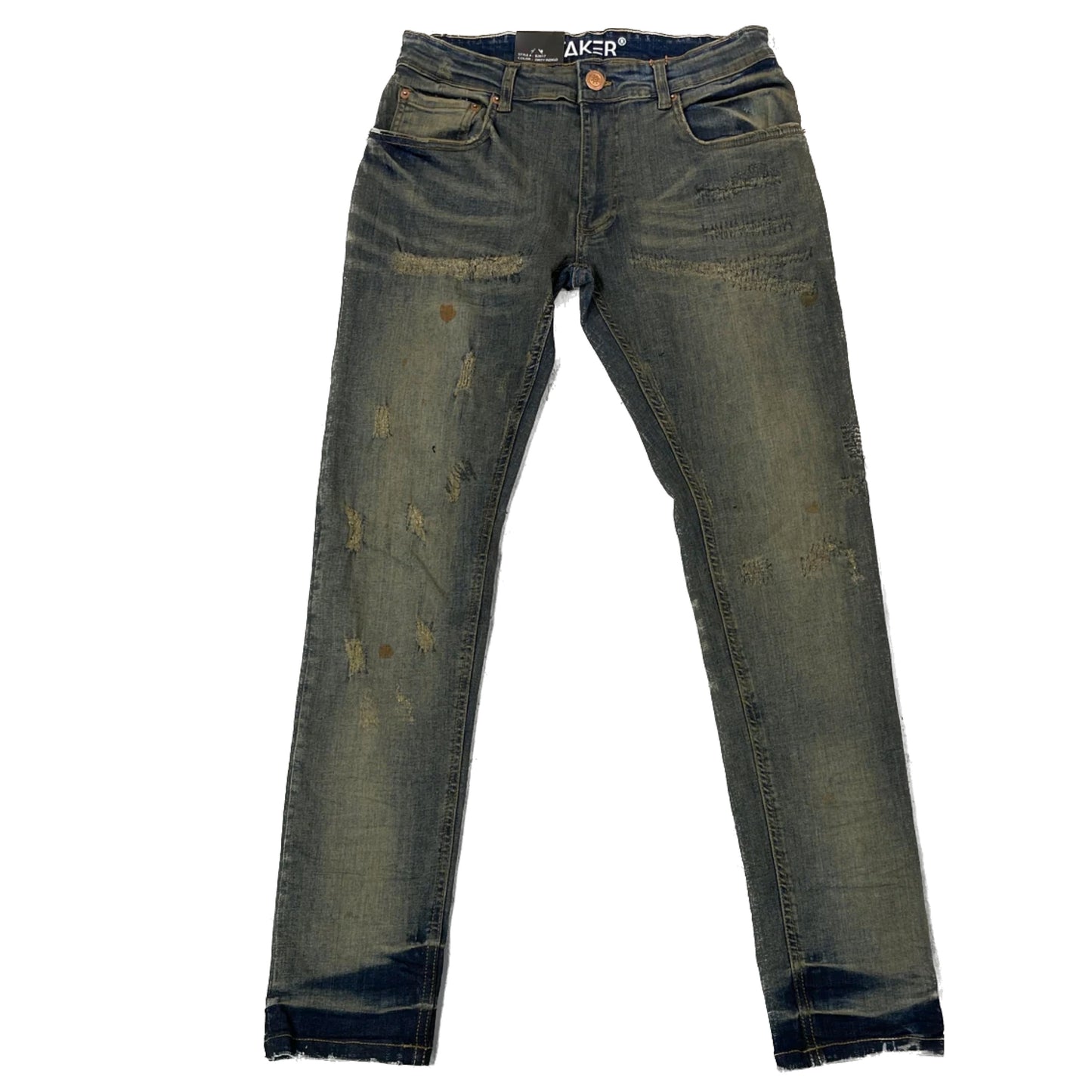 Rust Stain Paint Splatter Jeans (Men)