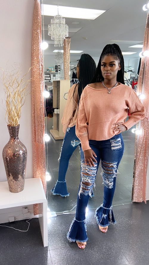 A Little Shoulder Sweater