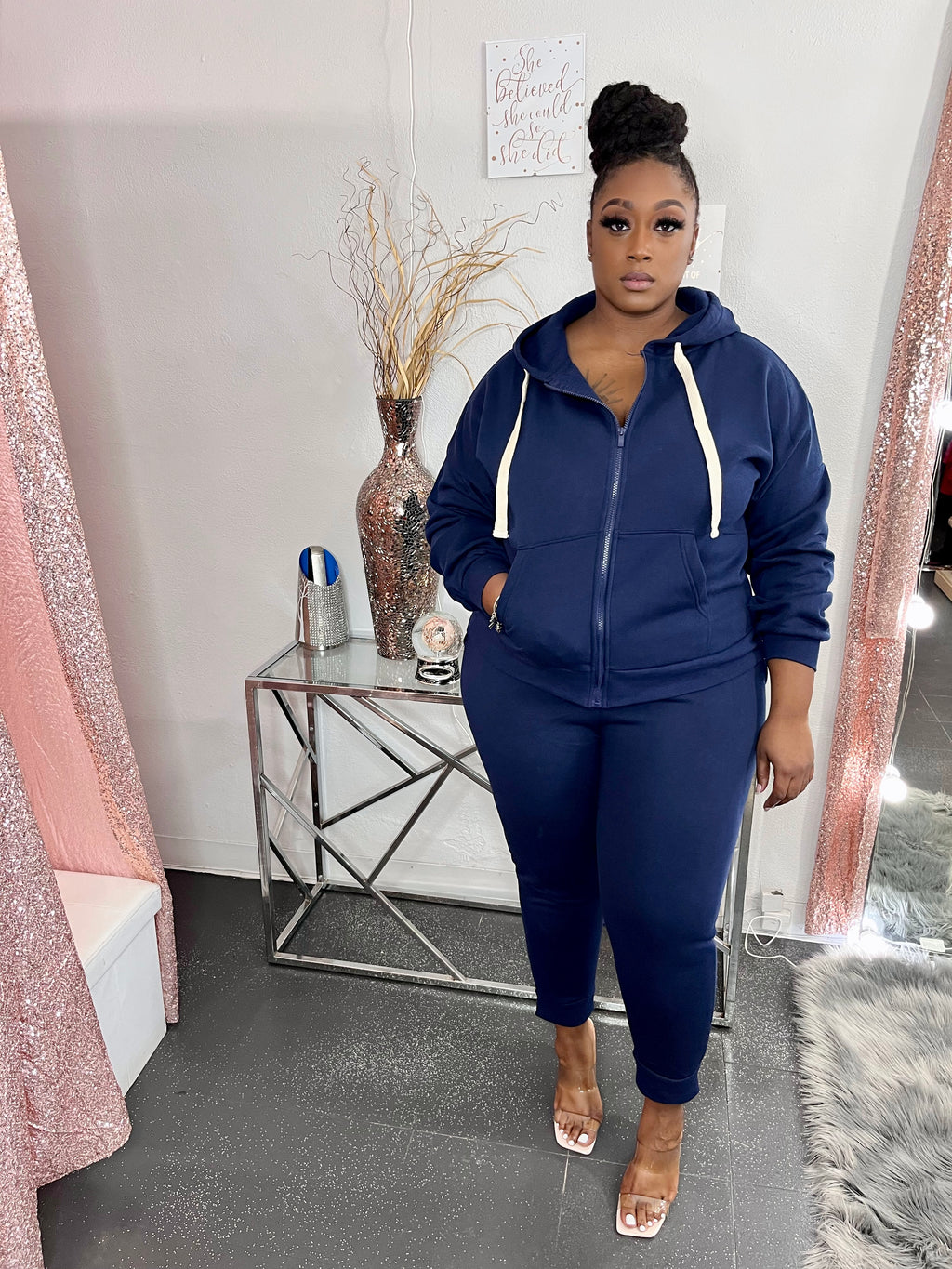 Alexus Jogging Suit (Plus Size)