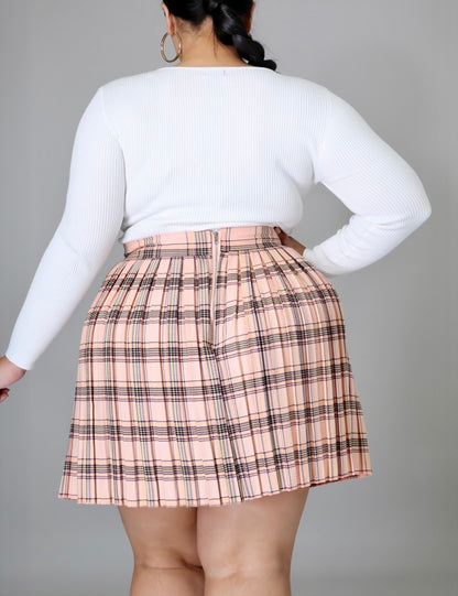School Girl Skirt (Plus Size)