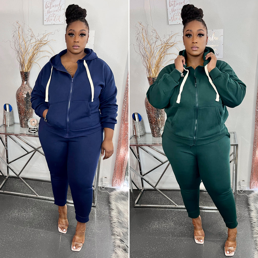 Alexus Jogging Suit (Plus Size)